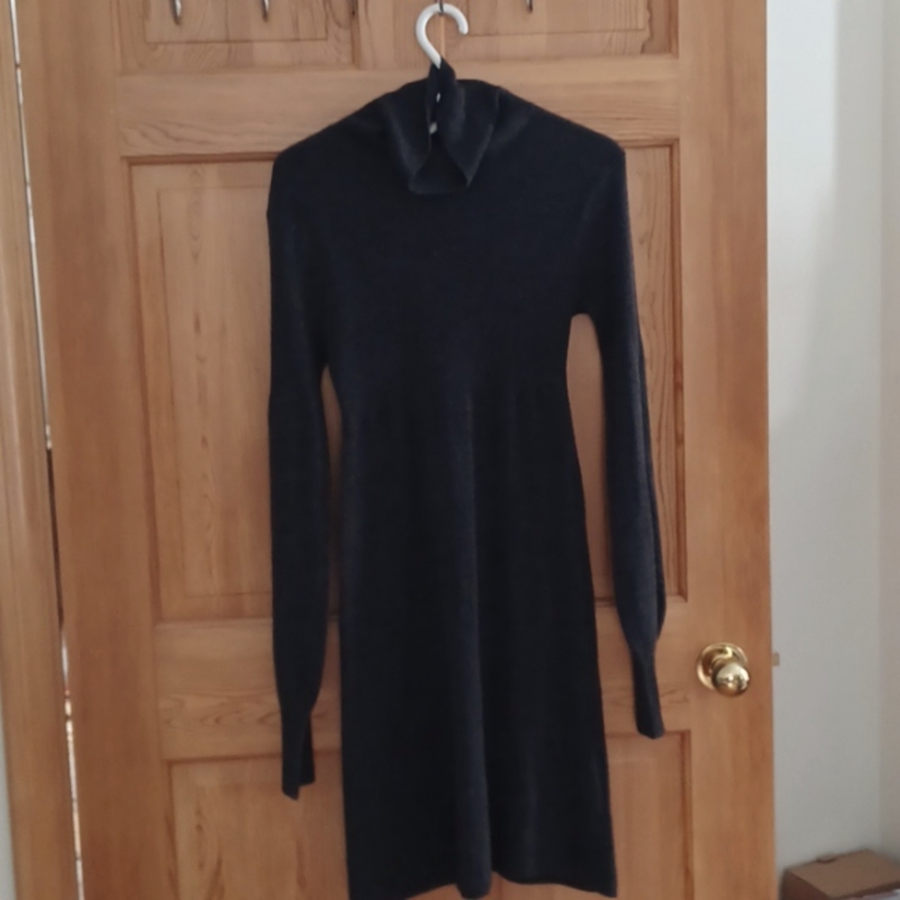 City Triangle Charcoal Sweater Dress